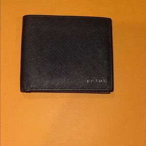 Prada Black Leather Wallet